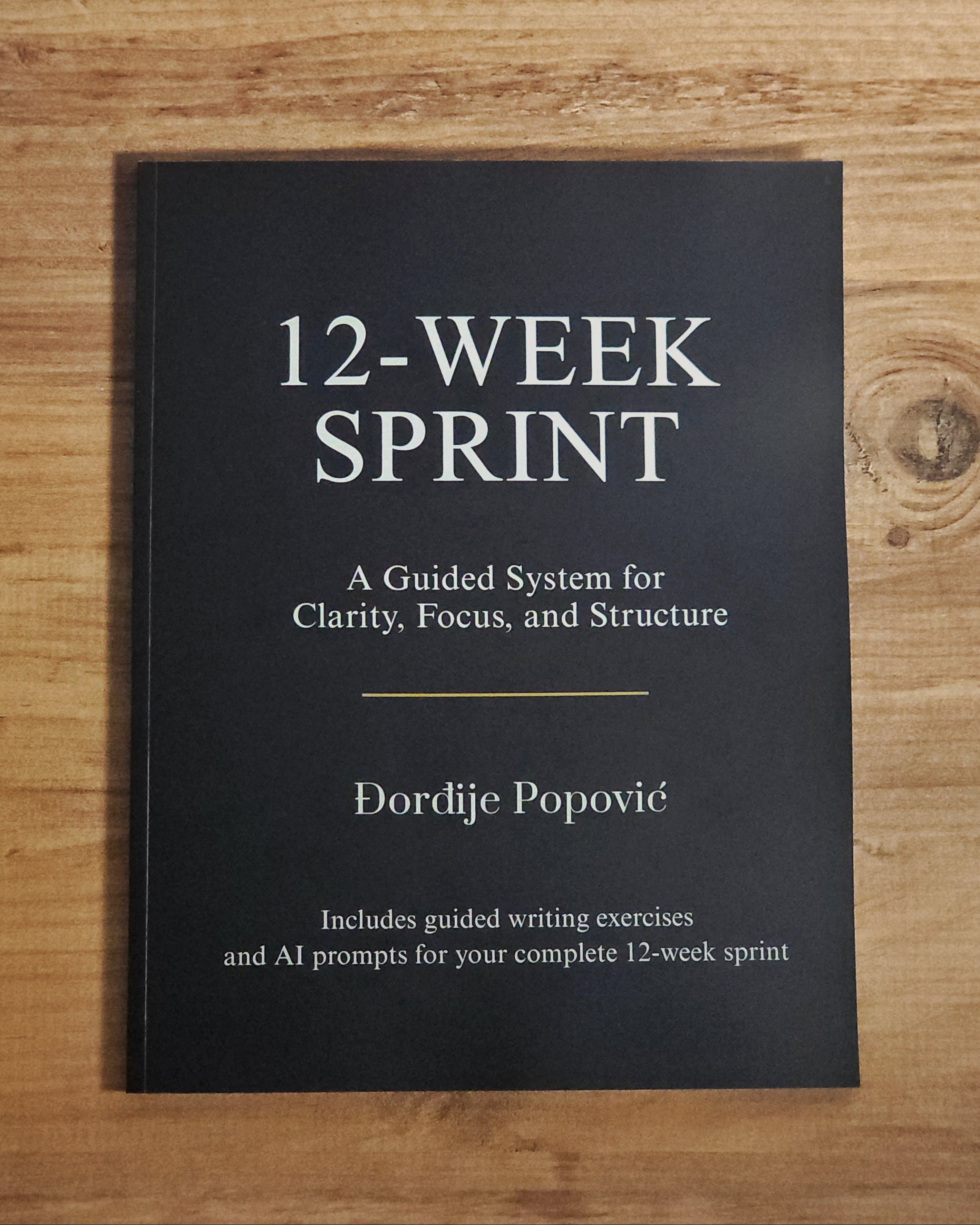 12 Week Sprint - Paperback Perfect Bound