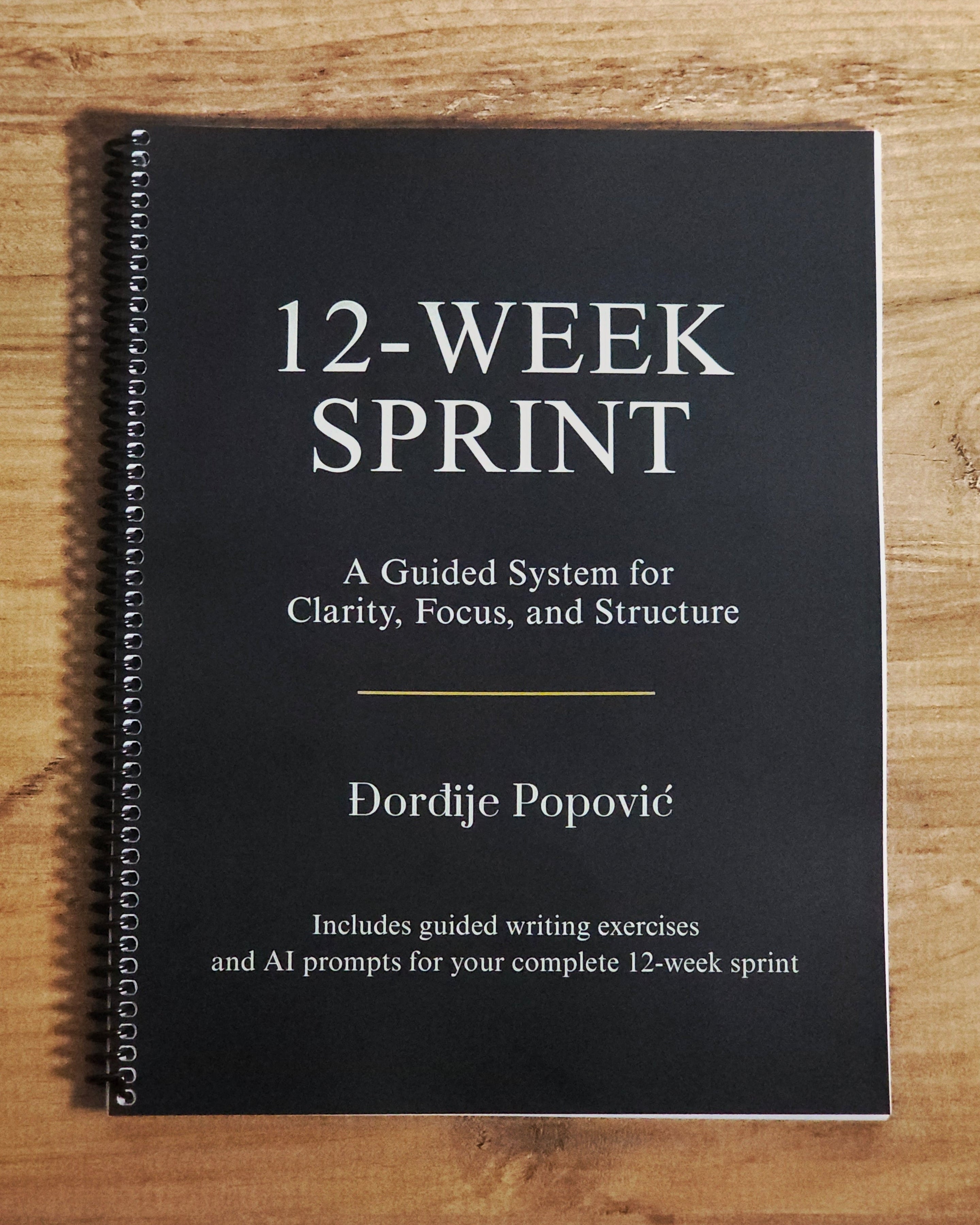 12 Week Sprint - Paperback Coil Bound